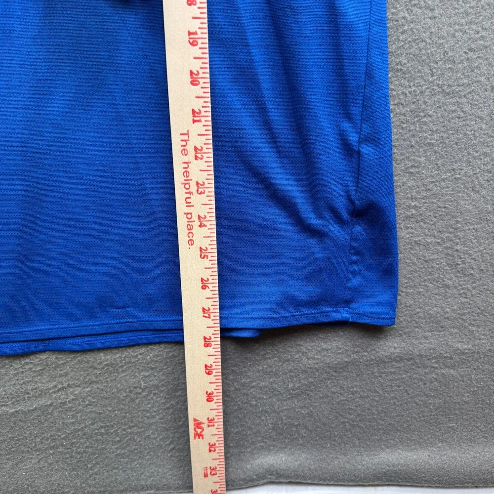 Adidas Climalite Shirt Mens XL Blue‎ Running Athletic Gym Training AZ9441
